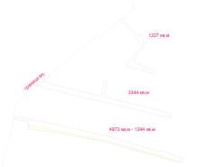 План участка 0.82 га с границами для регистрации